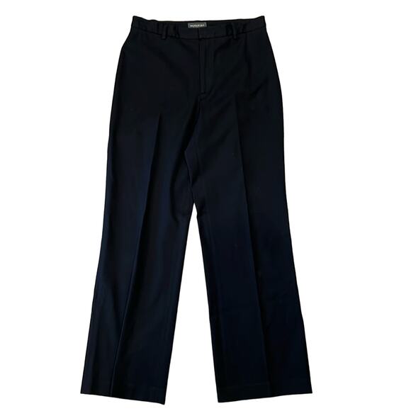 Republic Women's Stretch High Rise Wide Leg Trouser Pant Black Size 8L - Picture 1 of 7